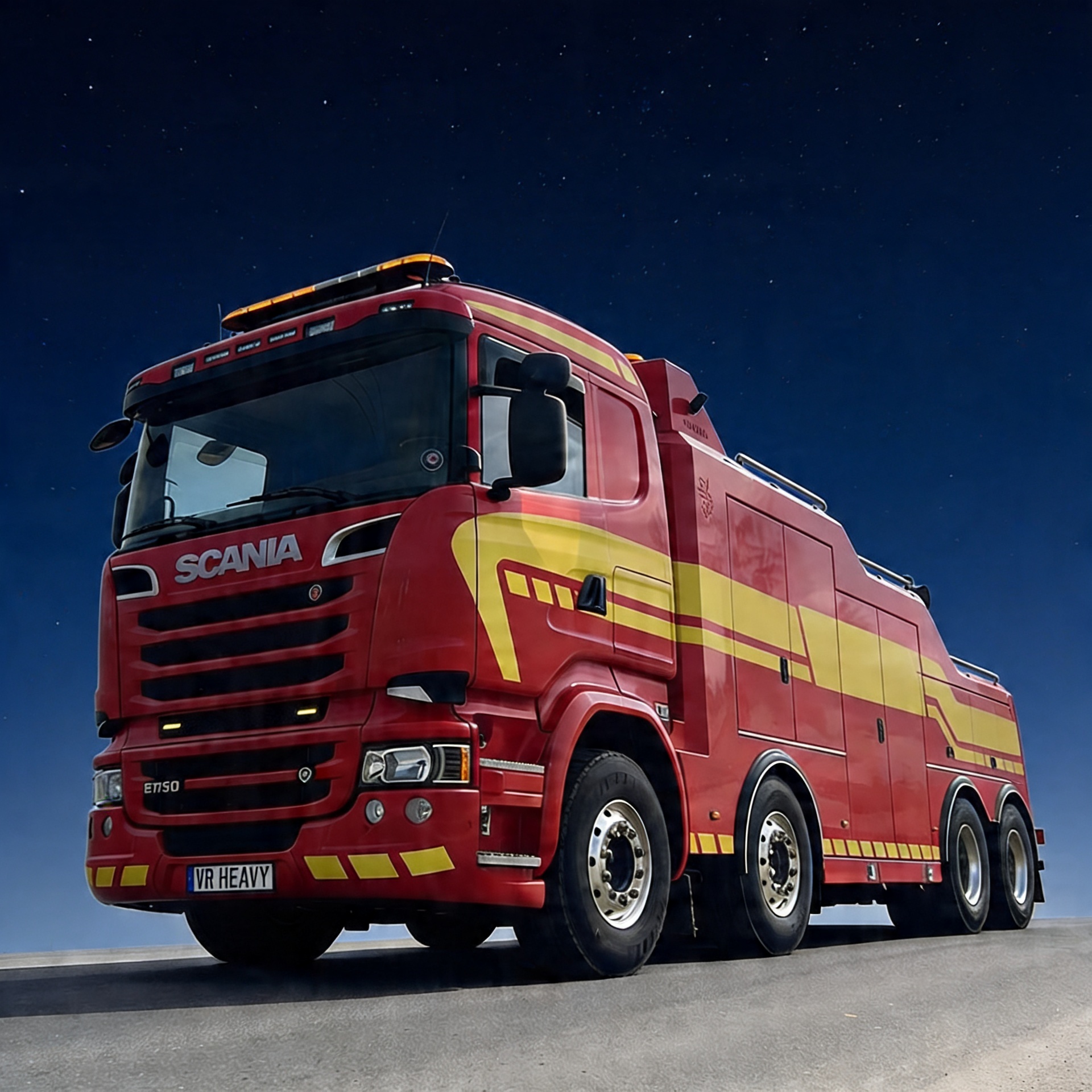 Scania — ciężki holownik Pomoc Drogowa Rawicz